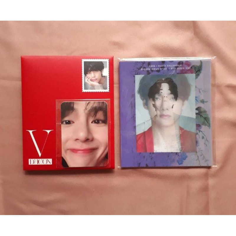 [Sharing Dicon BTS] BUNDLE ONLY Taehyung/V Photocard, Lenticular, Calendar