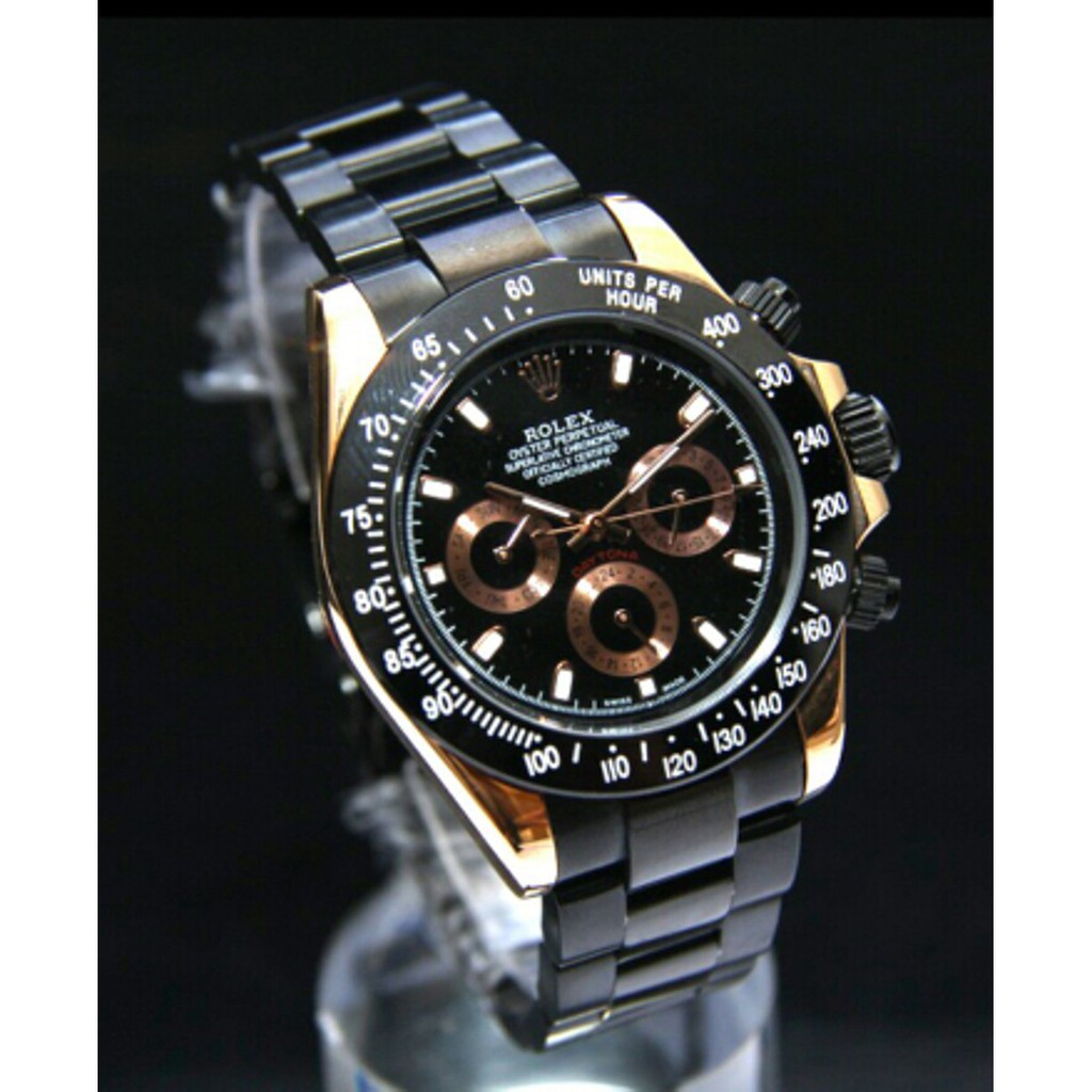 Jam Pria Rolex Daytona Otomatis Super Keren Dan Elegant