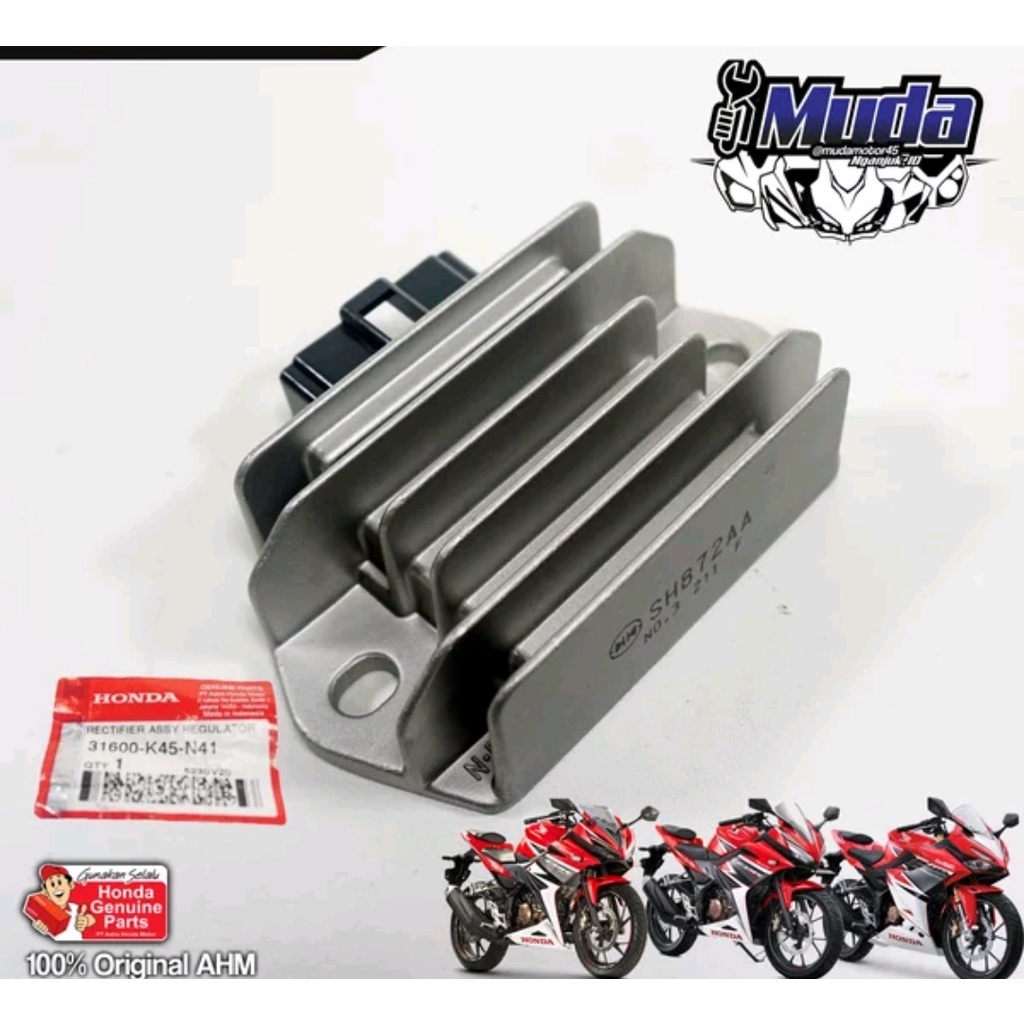 REGULATOR RECTIFIER COMP CBR150R CBR 150 K45G FACELIFT 31600K45N41 31600-K45-N41 ORI AHM GRACIAZ