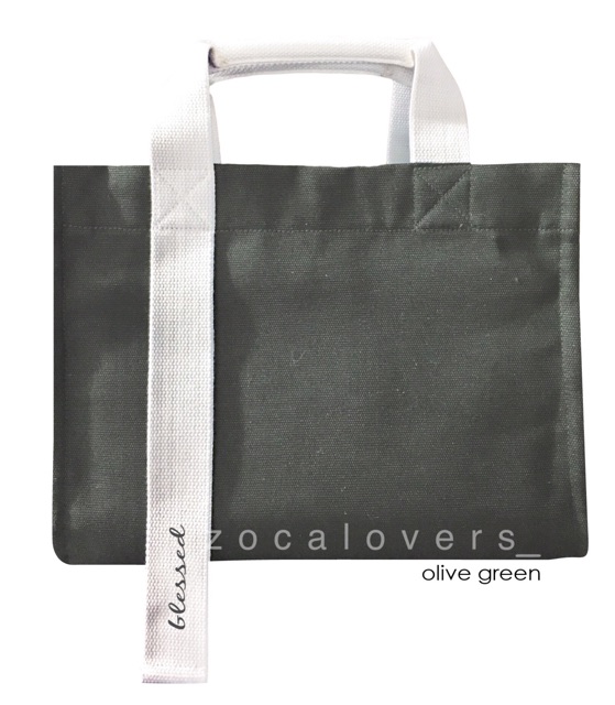 Tas Kanvas Selempang Strap WATERPROOF (FREE CUSTOM NAMA)