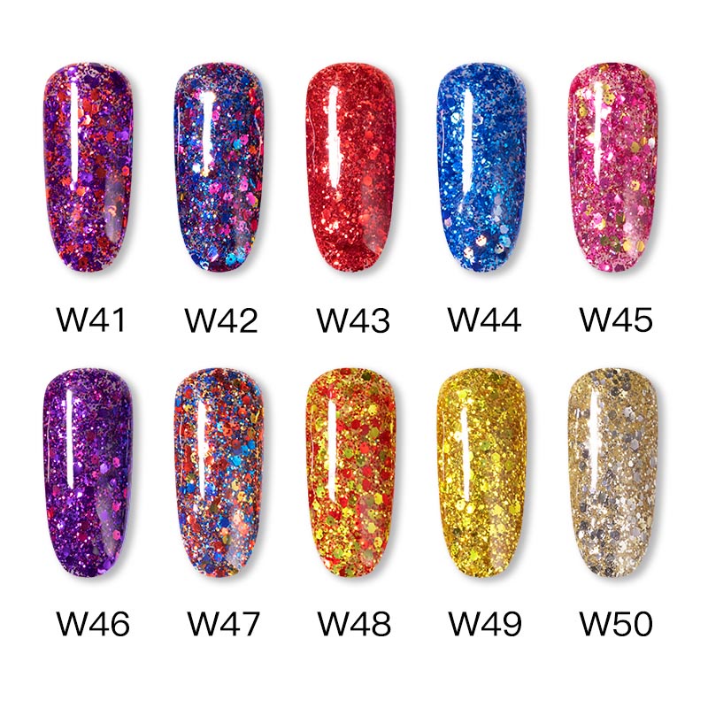 ROSALIND Diamond Series Gel Nail Polish UV LED Kutek UV Glitter / Kutek / Cat Kuku/Kutek UV Gel/Kutek Gel UV/UV LED Nail Polish/Nail Gel/Kutek glitter