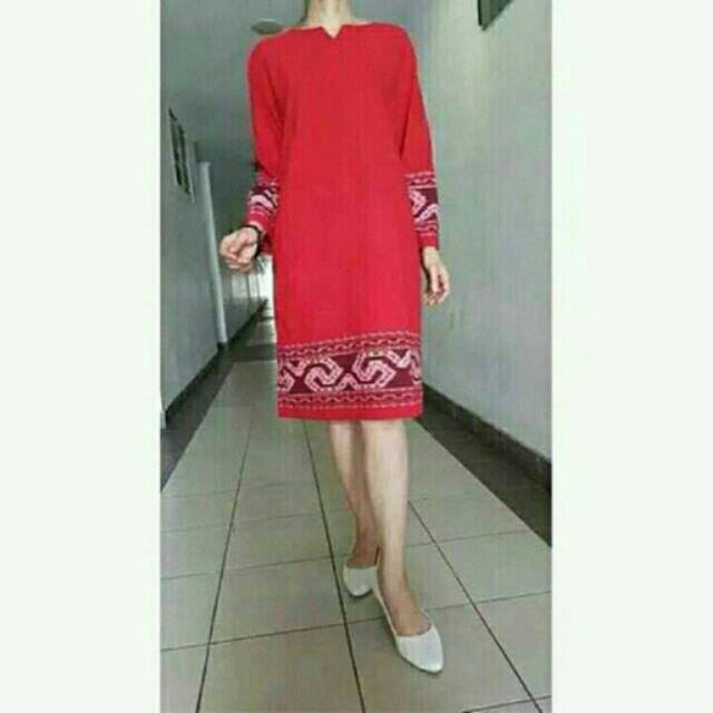 TUNIK TENUN PINK Handmade 876R