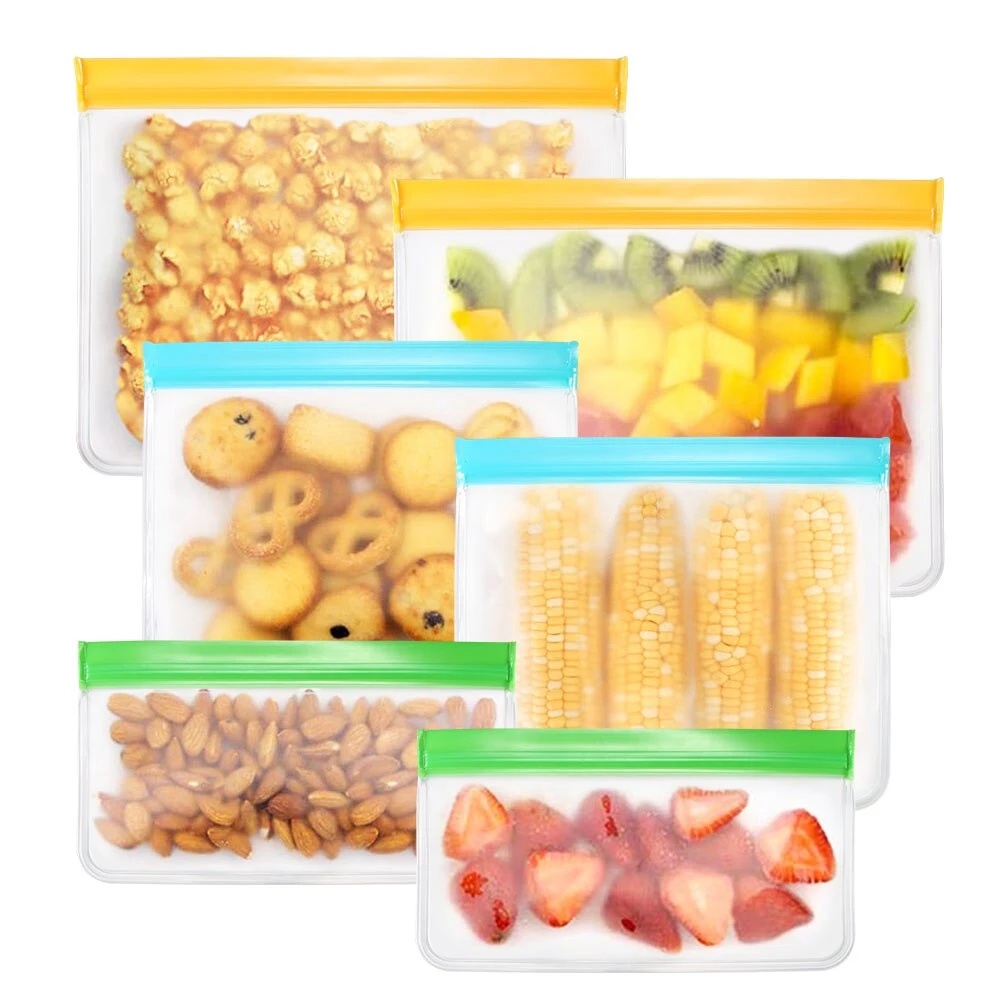 Reusable Fruit Vegetable Food Preservation Bag / Refrigerator Food Storage Fresh-keeping Bag