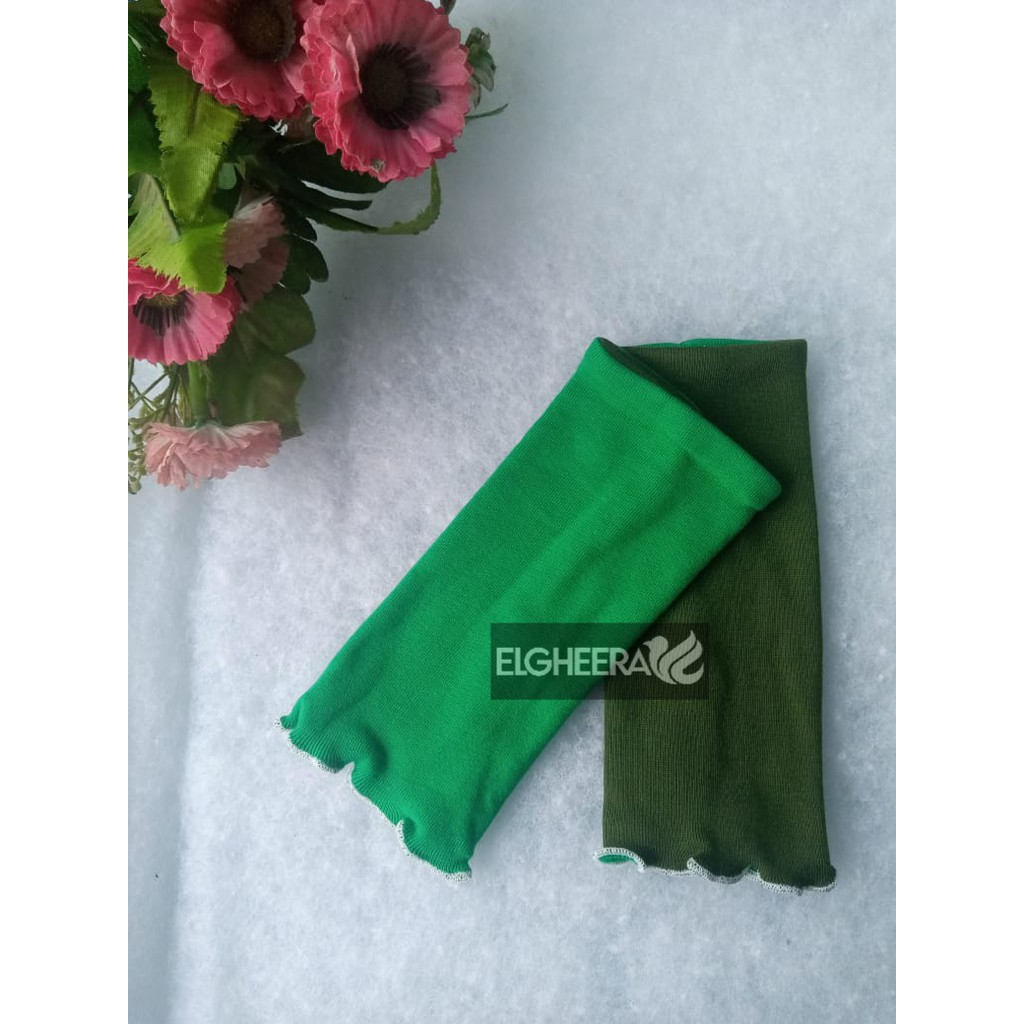 Manset kaos bolbal 15 - 20 CM-6.Ijo tua-Ijo muda