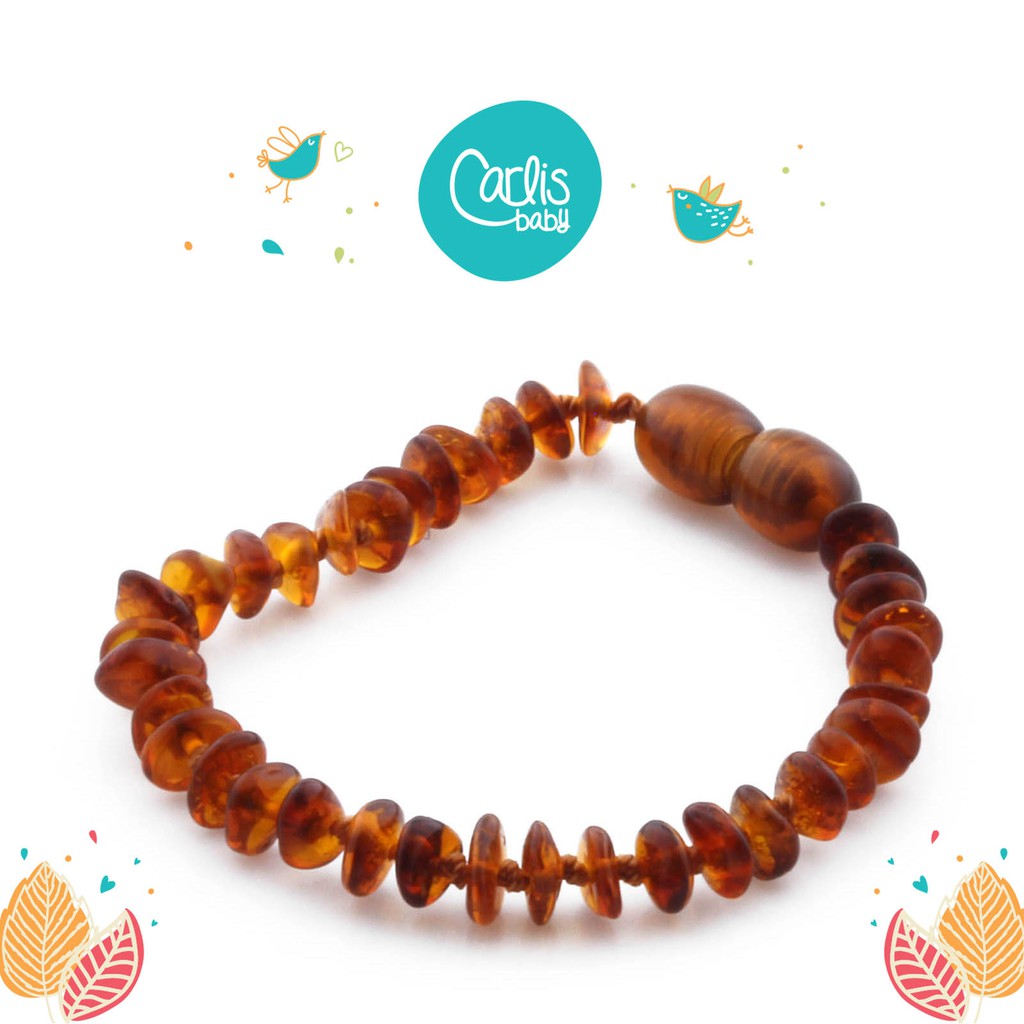 RO5X2C Gelang Amber Tumbuh Gigi Bayi By Carlis Baby