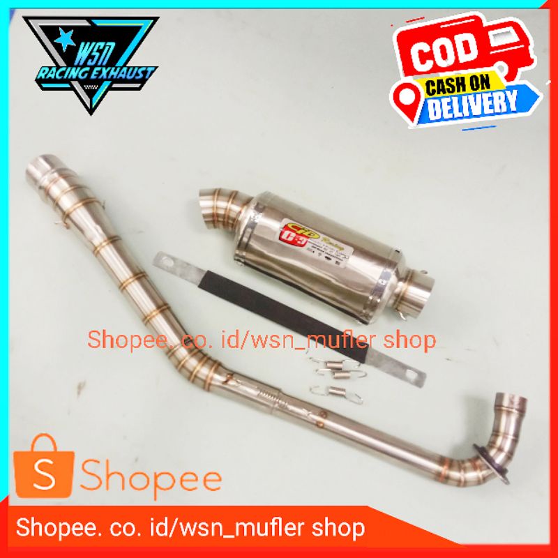 knalpot racing CLD C3 oval pnp jupiter z,vega,grand,dll