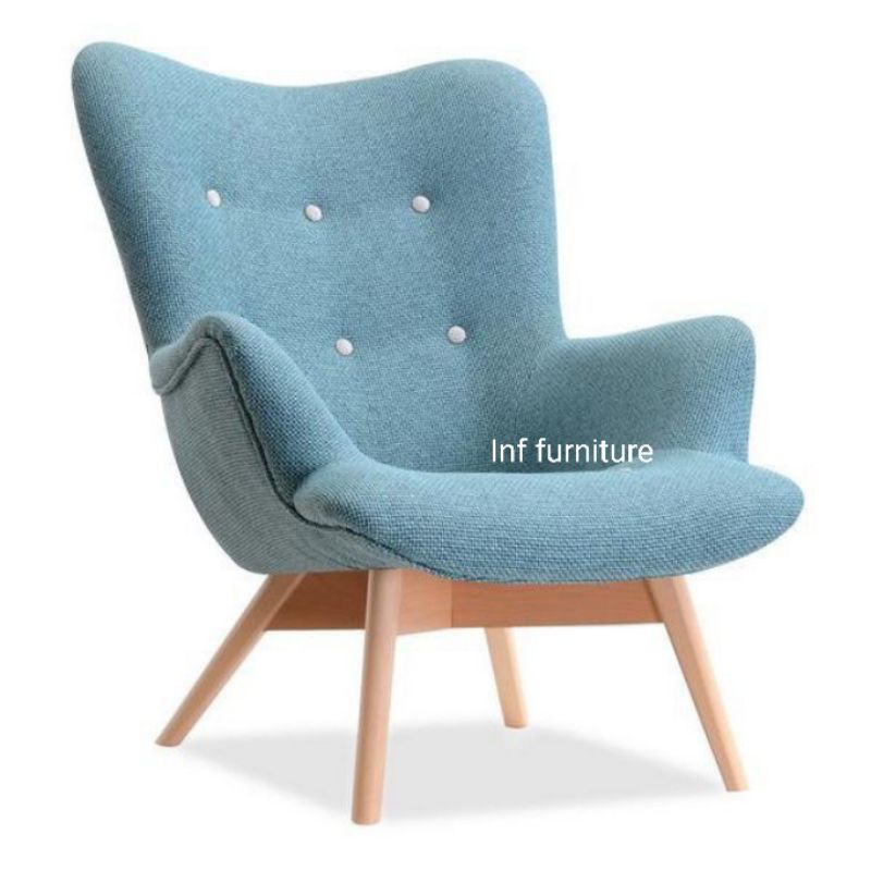 sofa single uya kuya premium kain fabric