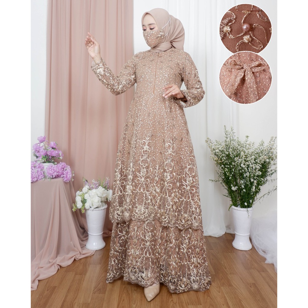 Gamis Kebaya Modern / Kebaya Modern / Kebaya Busui / Gamis Pesta Mewah / Kebaya Gamis / Gamis Busui