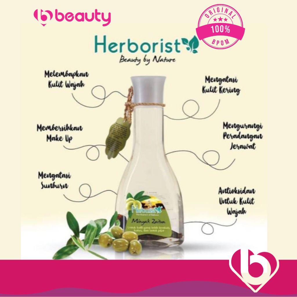 ❤ BEAUTY ❤ HERBORIST Minyak Zaitun / Minyak Zaitun HERBORIST / minyak pijat