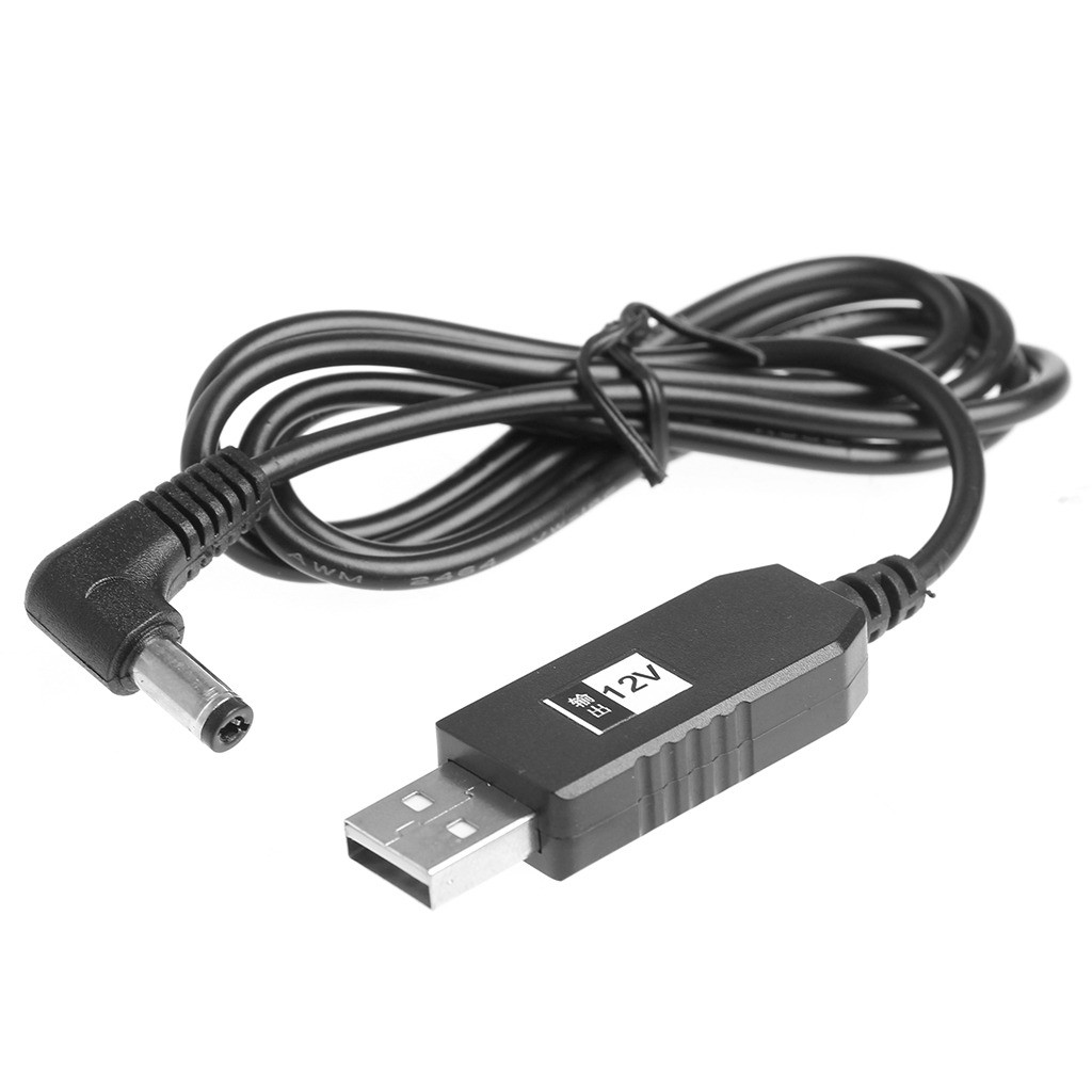 Kabel USB 5V Step Up to DC 12V Converter USB Power jek 12V 5.5x2.5mm