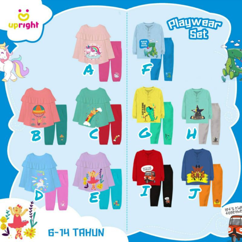 SET PLAYWEAR BY UPRIGHT