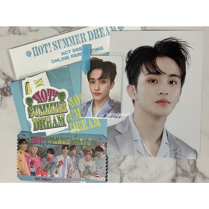 AR Ticket Hot Summer NCT Dream Mark ver. Fullset PC+Postcard+Sticker