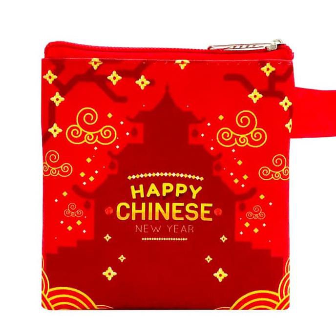 

promo Dompet Pouch Angpao Imlek WIHARA KUIL VIHARA KLENTENG Gong Xi Fa Cai