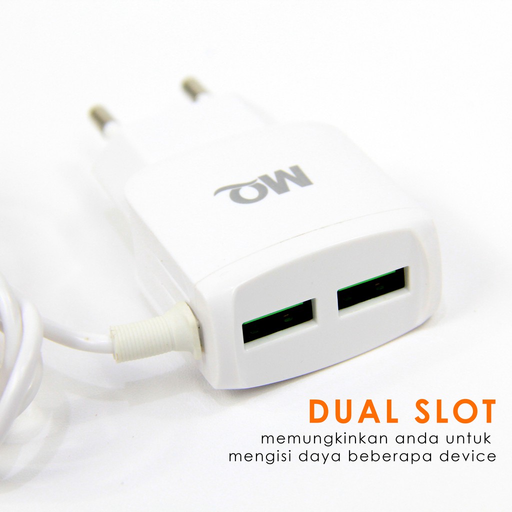 Car Charger MQ Dual Output Charger Mobil 2.4A MQ-IN02 - Garansi Resmi 1 Tahun