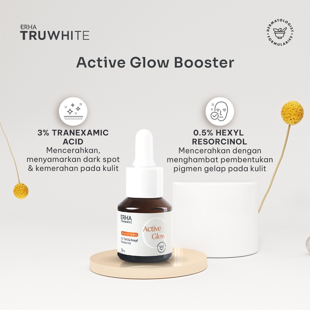 ERHA TRUEWHITE active glow booster serum 15 ml