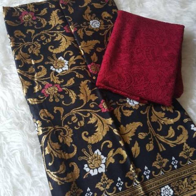 Katun prada pucuk premium spesial katun hitam