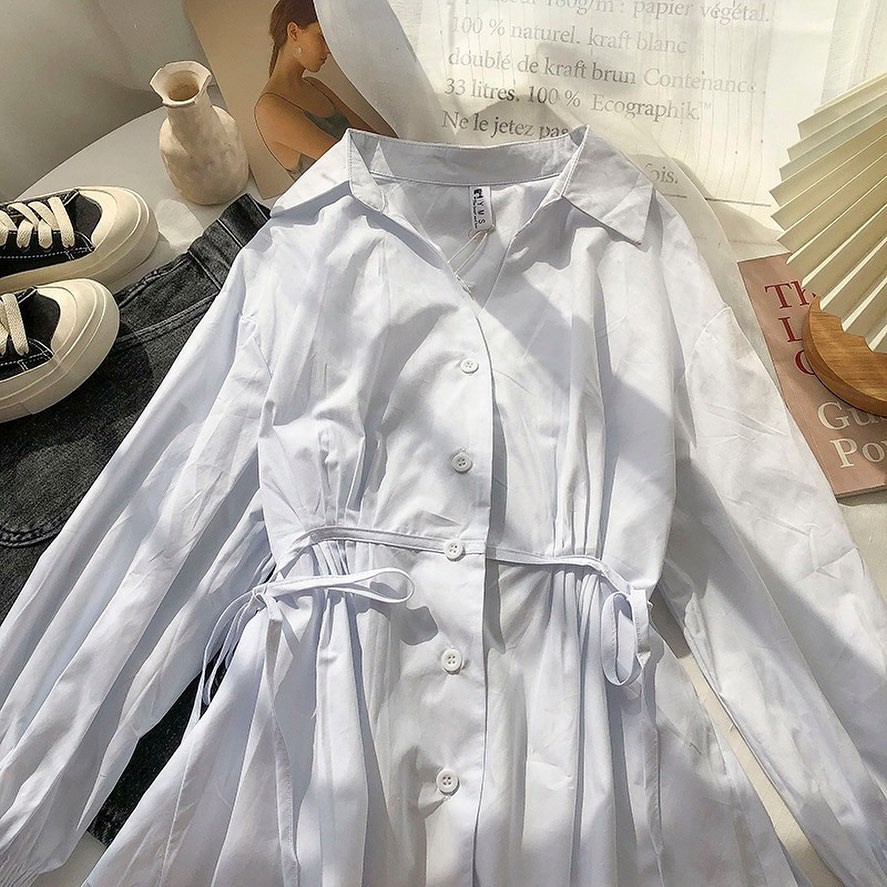 DISKON QONITA SHIRT - kemeja korea / korean style / shirt korea / kemeja hits / kemeja kekinian / polos