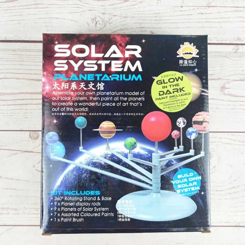 Pajangan Miniatur DIY Tata Surya 9 Planet Solar System Planetary Toy's 2135