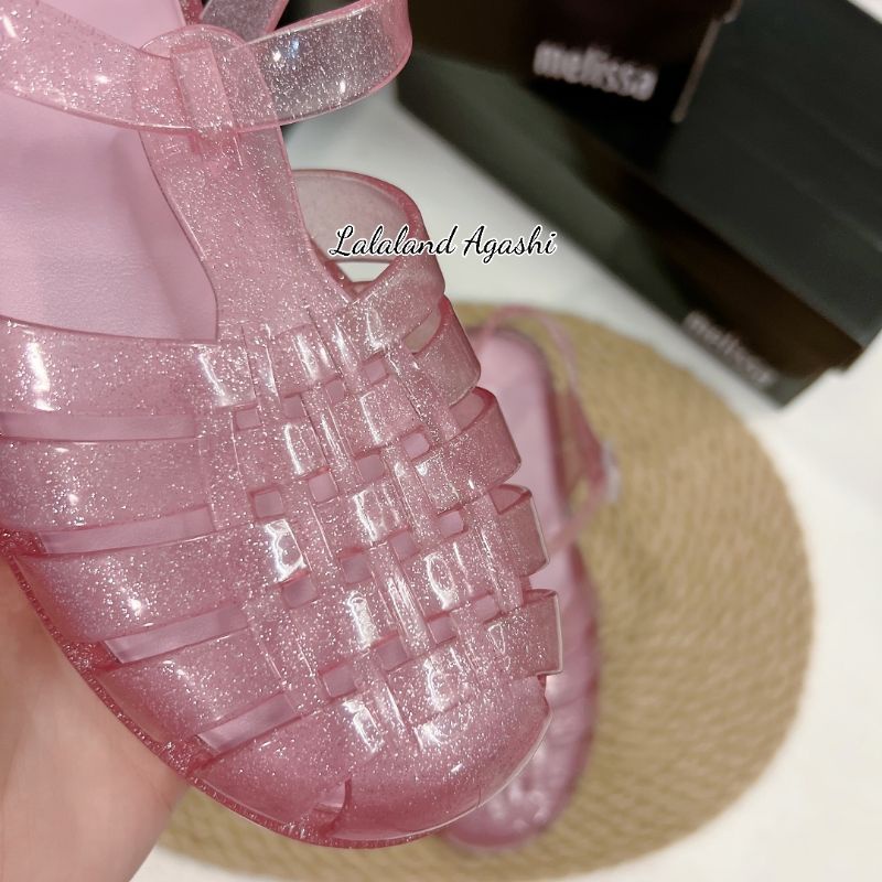 Sepatu Melissa possesion pink glitter/sepatu sandal melissa/sepatu jelly