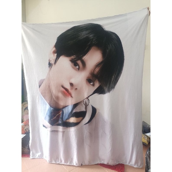 Selimut / Blanket Cover BTS dan CUSTOM uk 150 x 150 cm