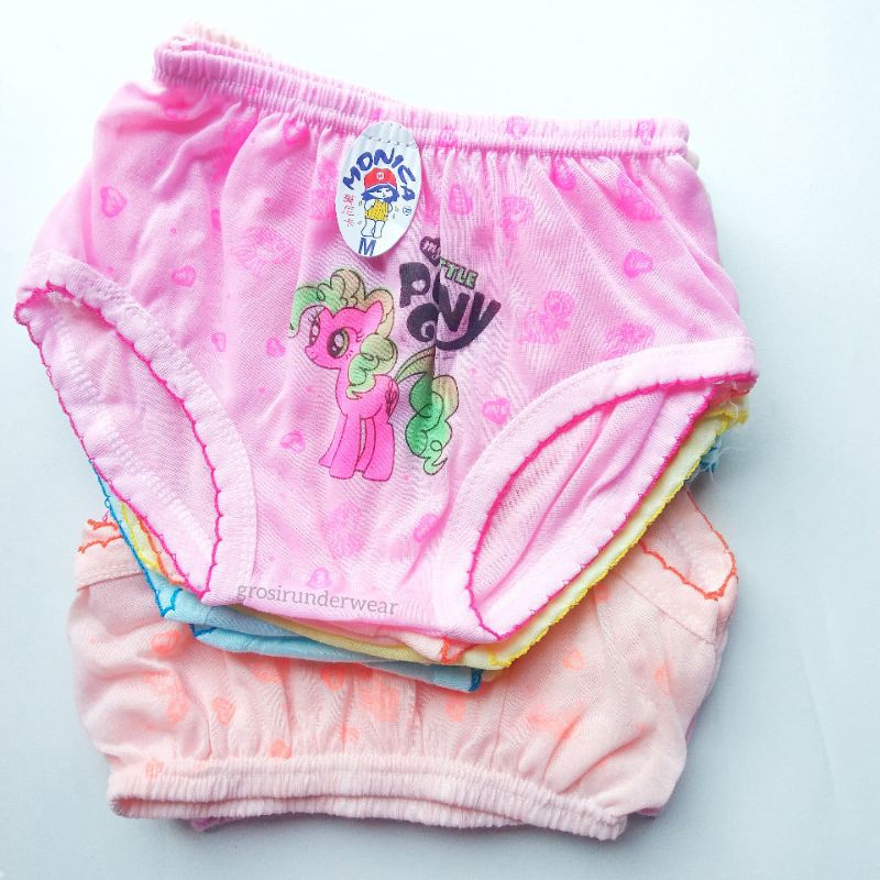 12 Pcs Obral CD Little Pony Celana Dalam Anak Cewek Murah