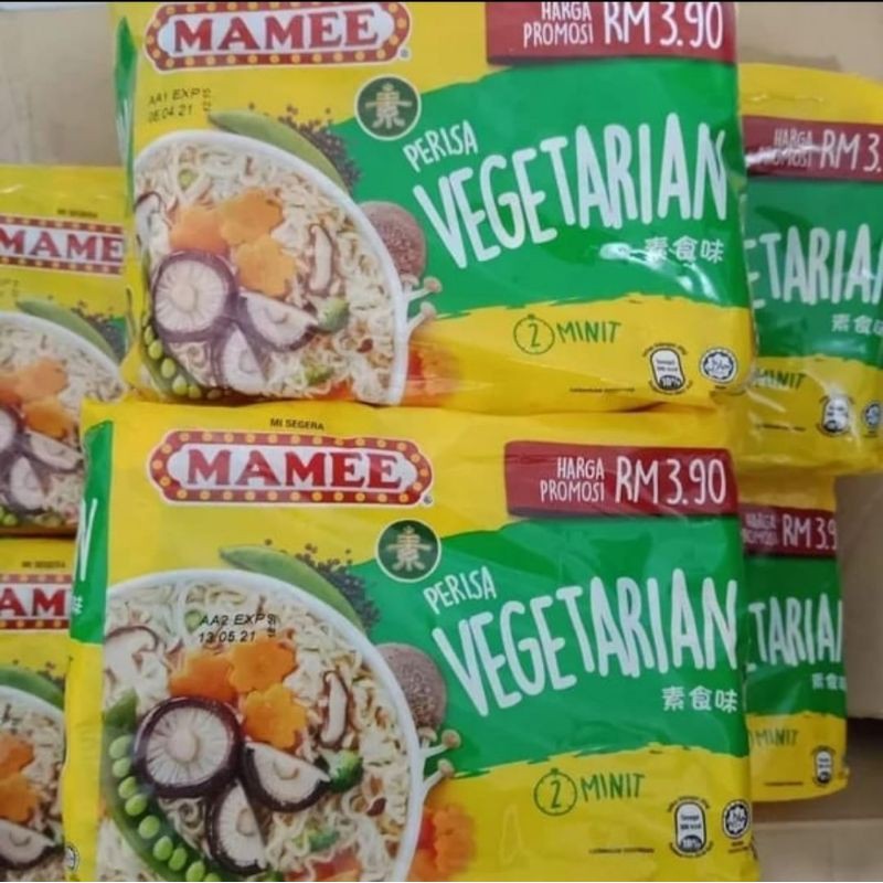 

Mamee Mie Instant Vegetarian isi 5pcs/Pack