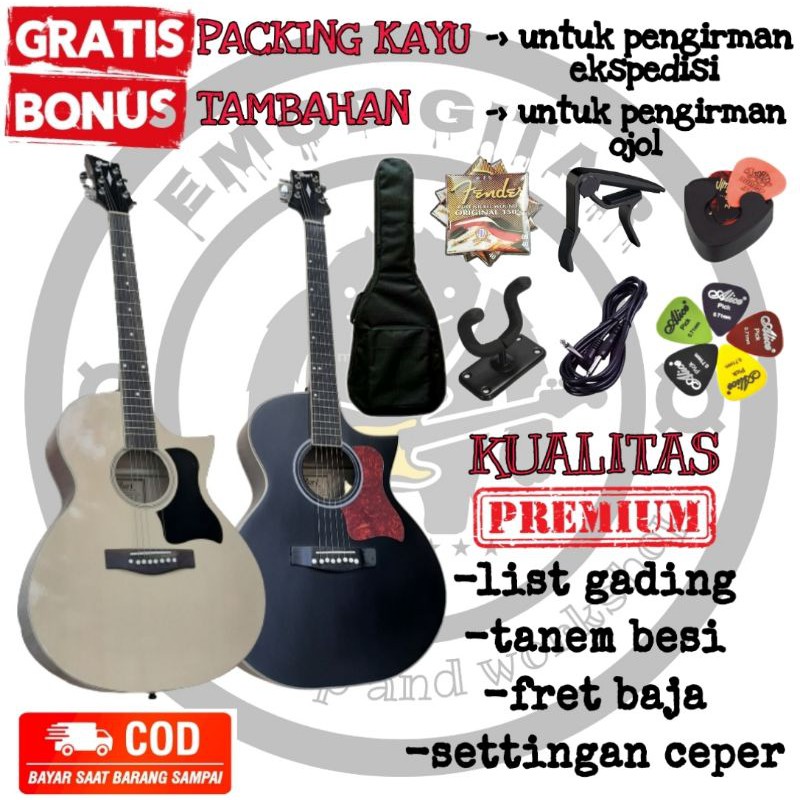 Gitar akustik cort custom berkualitas