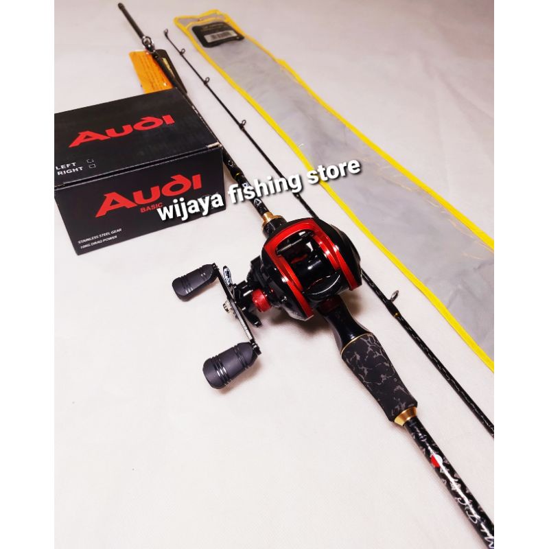 Set Joran BC Daido Predator 198 dan Reel BC Lizard Audi 7.2 : 1