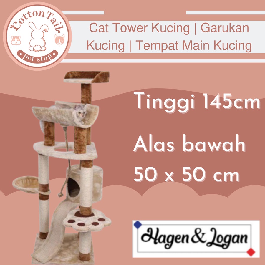 Cat Tower 7 - Mainan Garukan Kucing