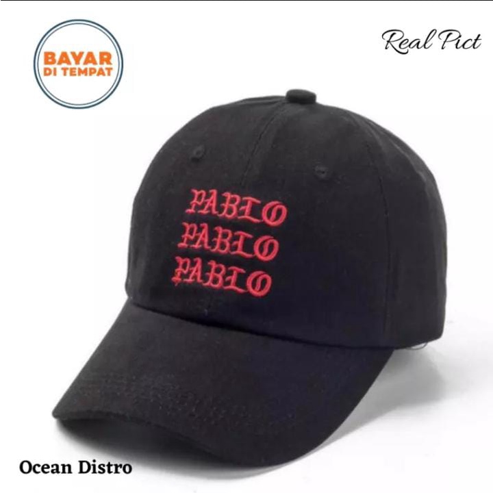 Baseball Cap Women Men Topi Pria Simple Outdoor Bordir Pablo