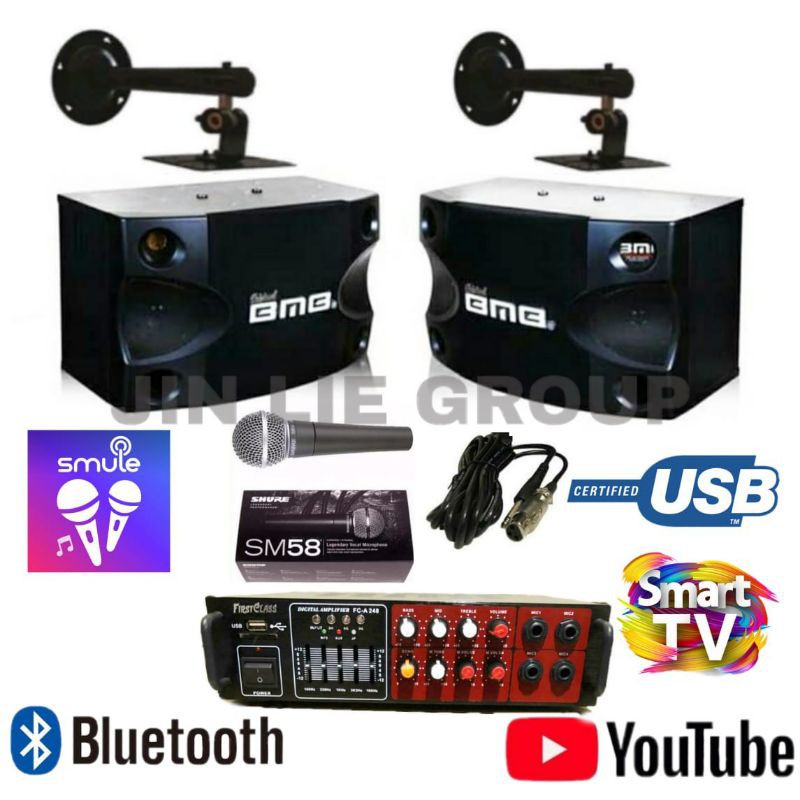 PAKET SOUND KARAOKE BMB 8 INCH SIAP NYANYI
