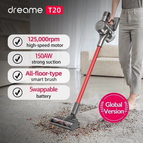 Dreame T20 Vacuum Cleaner 25kPa Cordless Penyedot Debu - Garansi Resmi