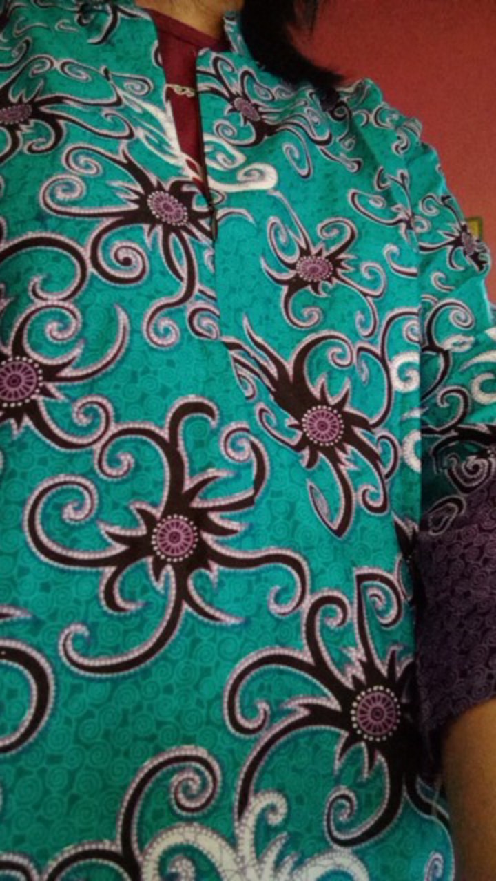 Tunik Jumbo Batik Wanita Batik Dianputri Lengan Serut Batik Pekalongan