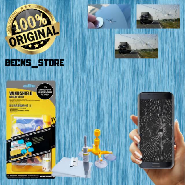 LEM KACA MOBIL RETAK ORIGINAL IMPORT 100%