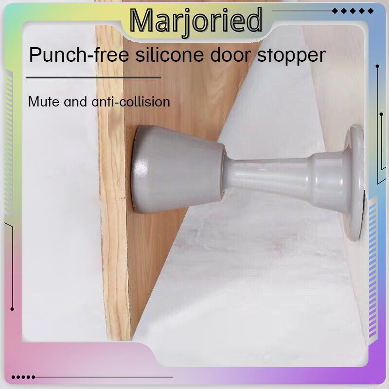 Door Stopper - Penahan Pintu BAHAN ABS MENGURANGI SUARA BENTURAN PINTU DAN KERUSAKAN PINTU PEMASANGAN YG GAMPANG-MJD