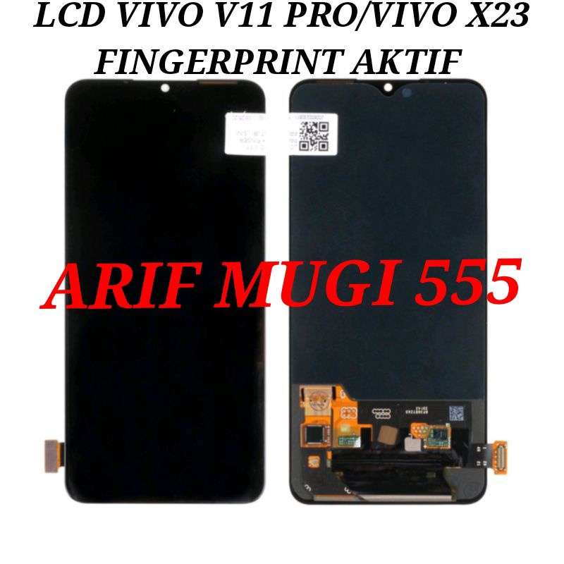 Lcd Touchscreen Vivo V11 Pro X23 Fingerprint Aktif Fullset Original