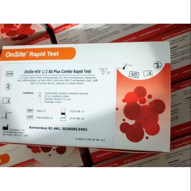 Tes hiv card isi 25