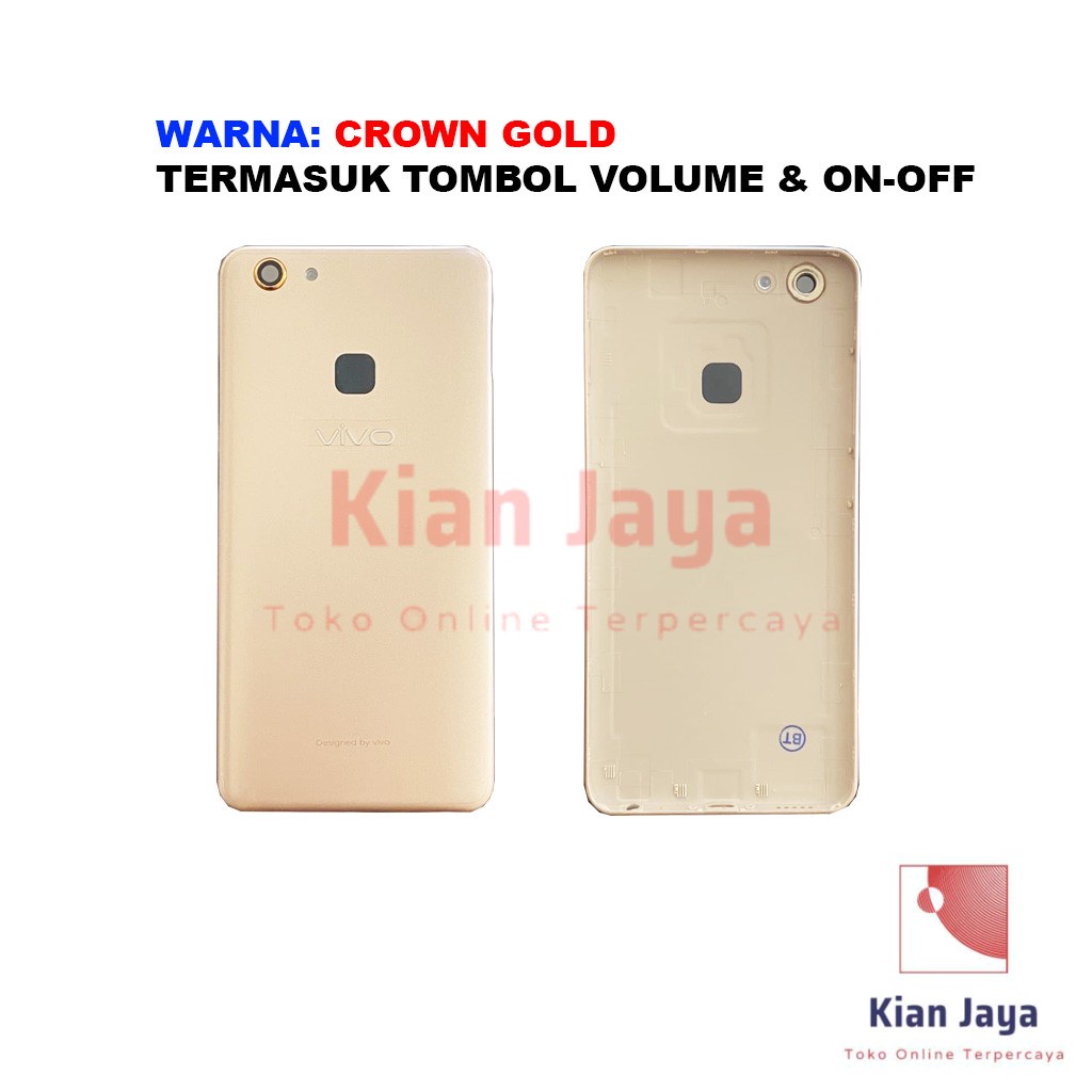 Backdoor Vivo V7 Plus V7+ Back Cover Tutup Belakang Baterai Cassing Casing Backcase Original