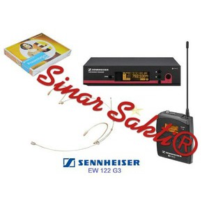 Mic wireless senheiser ew122 g3 ew 122 g3 single mic headset multi channel