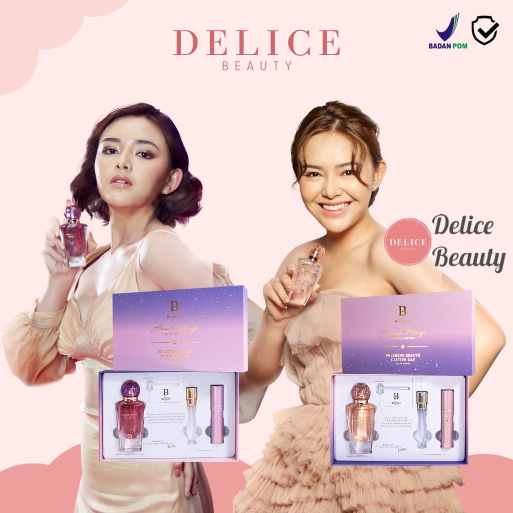 Premiere Beaute X Amanda Parfum Gliter / Sparkle / Masker EVO KN95