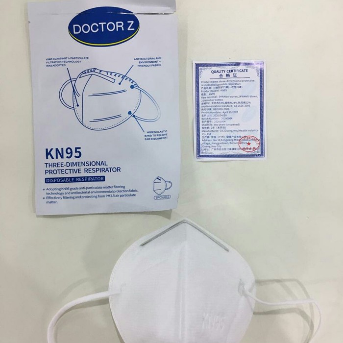 MASKER KN95 DOCTOR Z KN 95 EARLOOP 4PLY N95 MEDIS NEW 26STORE