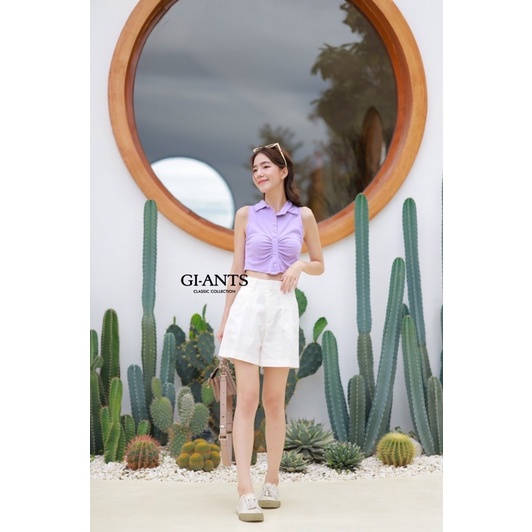 ATASAN GIANTS BASIC MODEL CROP KERAH YUKENSI IMPORT BANGKOK(BJGB315)