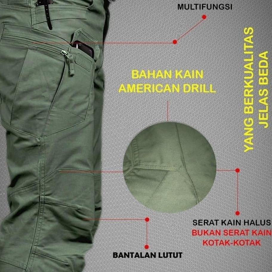 Recomend CELANA TACTICAL AMERICAN DRILL CELANA TAKTIKAL PANJANG BLACK HAWK BAHAN PDL CARGO DRIL SERA
