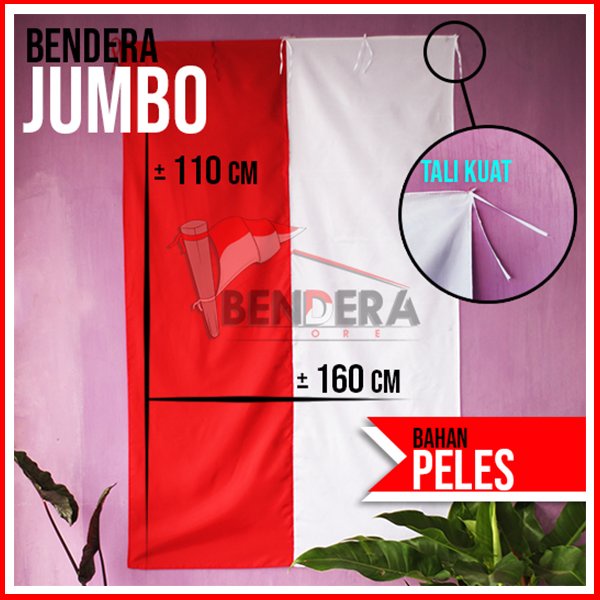 RPM Bendera Merah Putih 180 x 120 - bendera besar - bendera jumbo - termurah - Terlaris