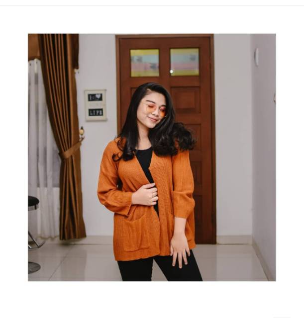 CARDIGAN  WANITA LOOCY CARDIE RAJUT HALUS RAJUT HANGAT ADEM PKE NYA // BISA BAYAR DI TEMPAT-7