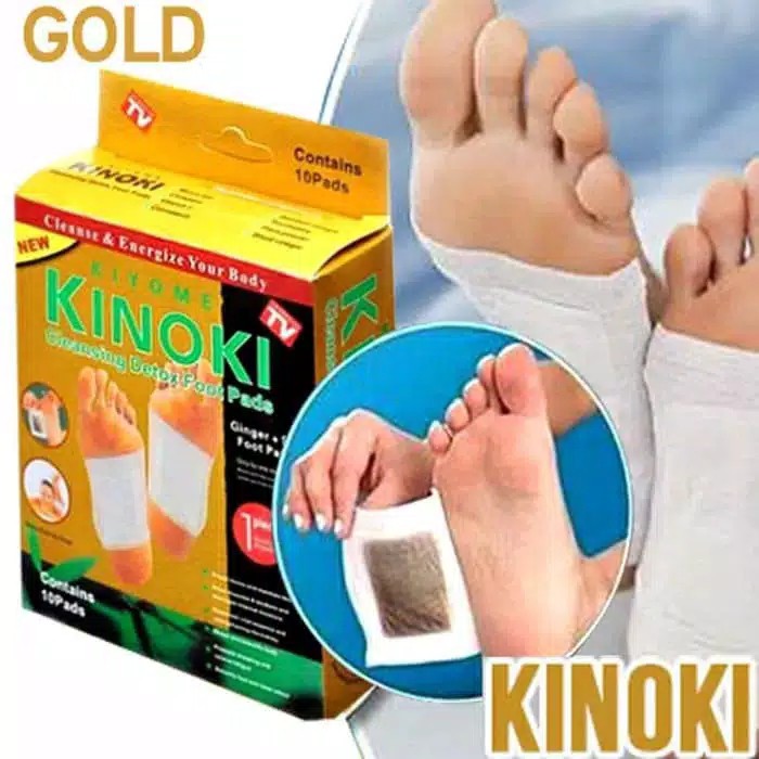 Kinoki Gold Detox Foot Patch ( 1 Bungkus Isi 10pcs )