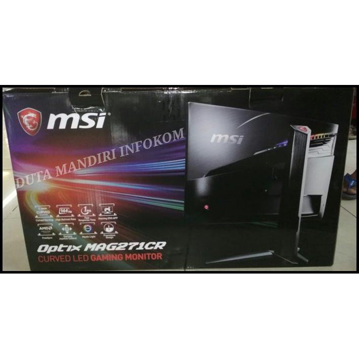 Jual Monitor Msi Inch Optix Mag Cr Curved Gaming Led Msi Inch Shopee Indonesia