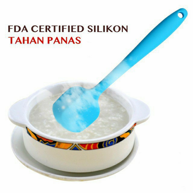 Spatula Silikon Sekop Solet Sutil Tahan Panas Scraper Silicone SW02