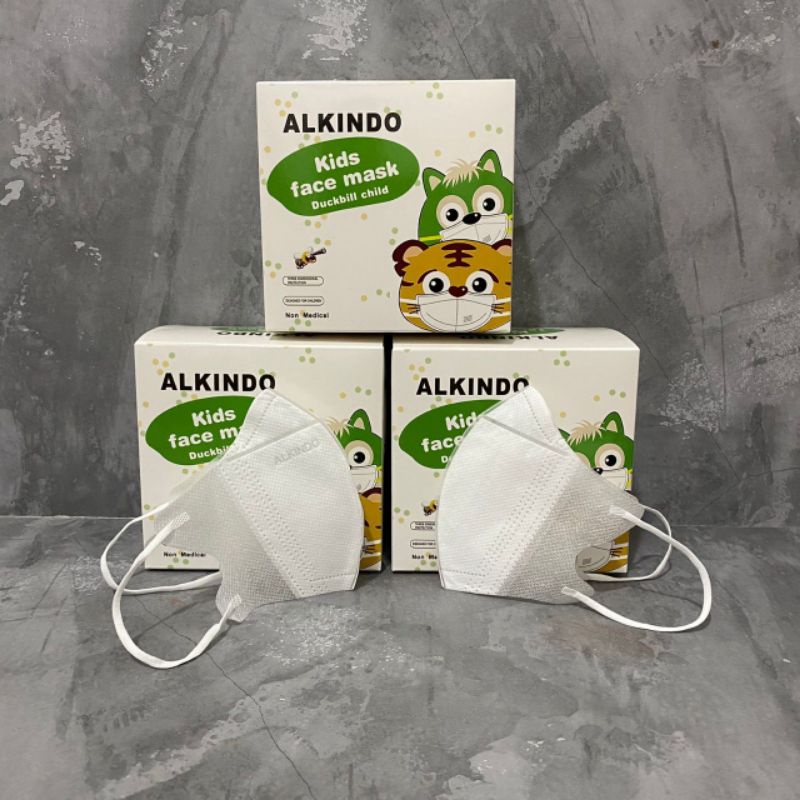 Jual Masker Duckbill Alkindo Anak Isi 50pcs | Shopee Indonesia