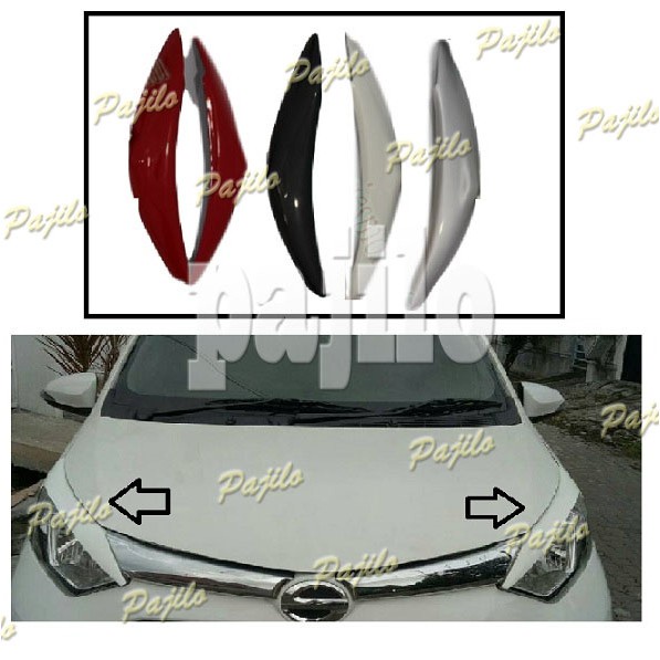 Aksesoris Eyelid Cover Kaver Tutup Headlamp Mata Sipit Calya Sigra Head Lamp Lampu Depan Utama